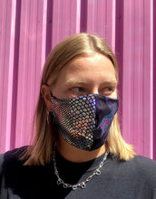 Reversible face Mask Disco Snakes