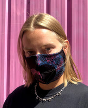 Reversible face Mask Disco Snakes