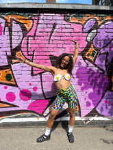 Block Melt UV Rave/ Cycling/ Yoga Shorts