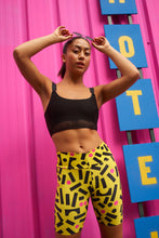 Slash Block Dot Cycling Shorts