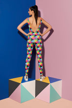 Geo Box Blue Catsuit