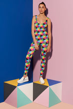 Geo Box Blue Catsuit