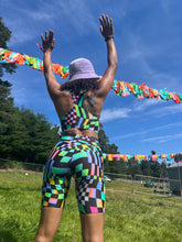 Block Melt UV Crop Top