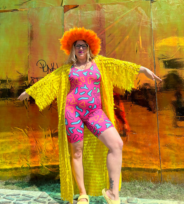 Sunshine sequin floor length kimono